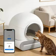 Automatisk självrengörande kattlåda med appstyrning