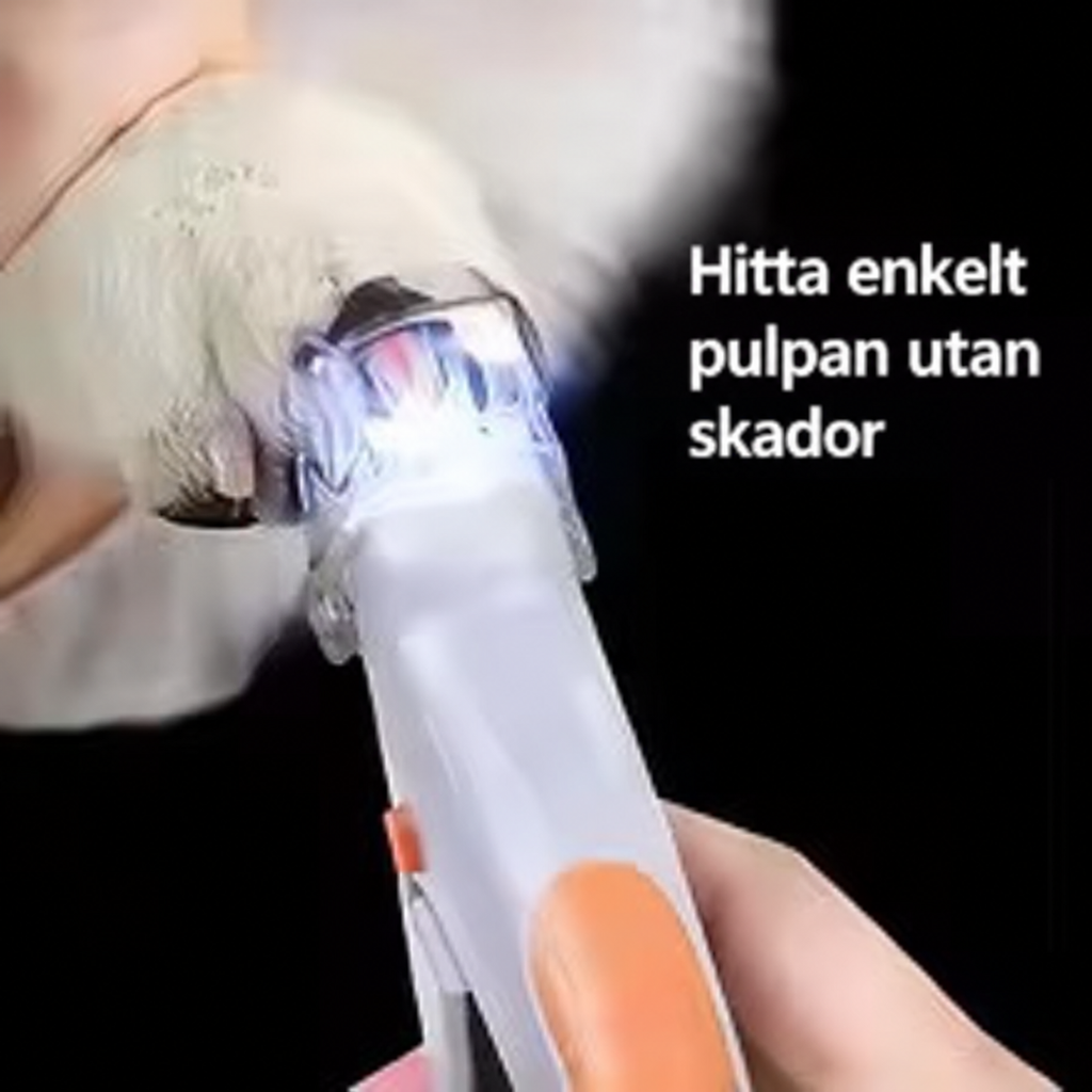 LED-lampa vid kloklippning